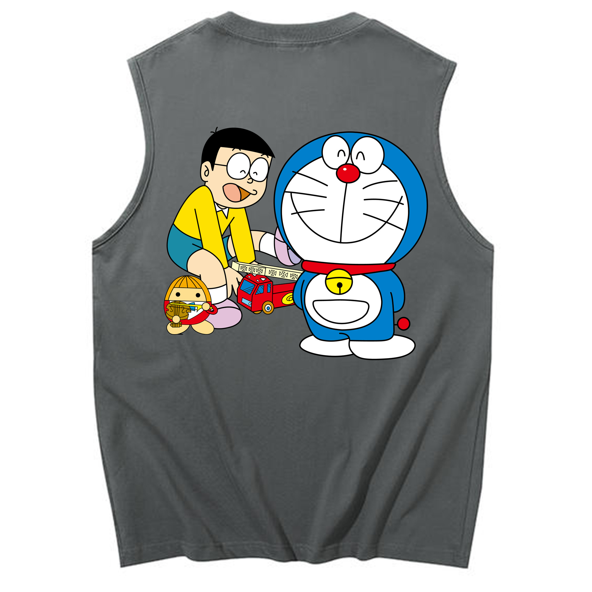 （画像用） ドラえもん Doraemon コットン100％タンクトップ（背面プリント）